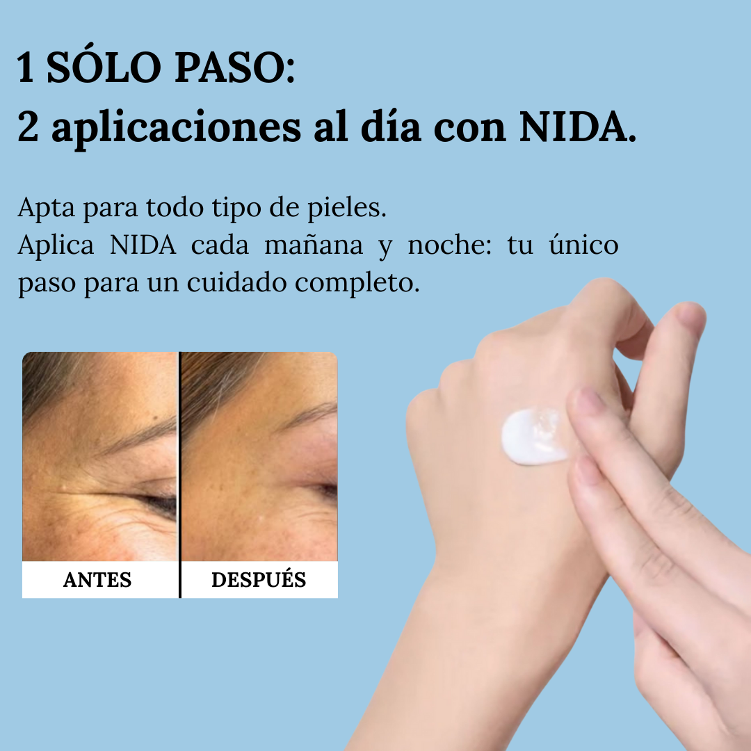 Crema Hidratación Profunda, Adiós a las Arrugas -NIDA™
